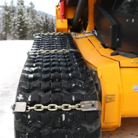 rubber chain for mini skid steer|track chains for skid steers.